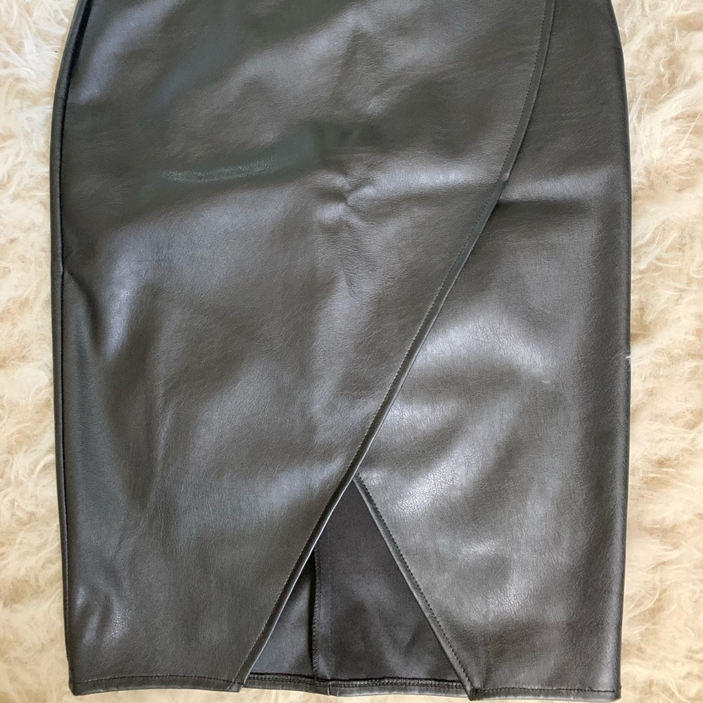 Faux Leather skirt